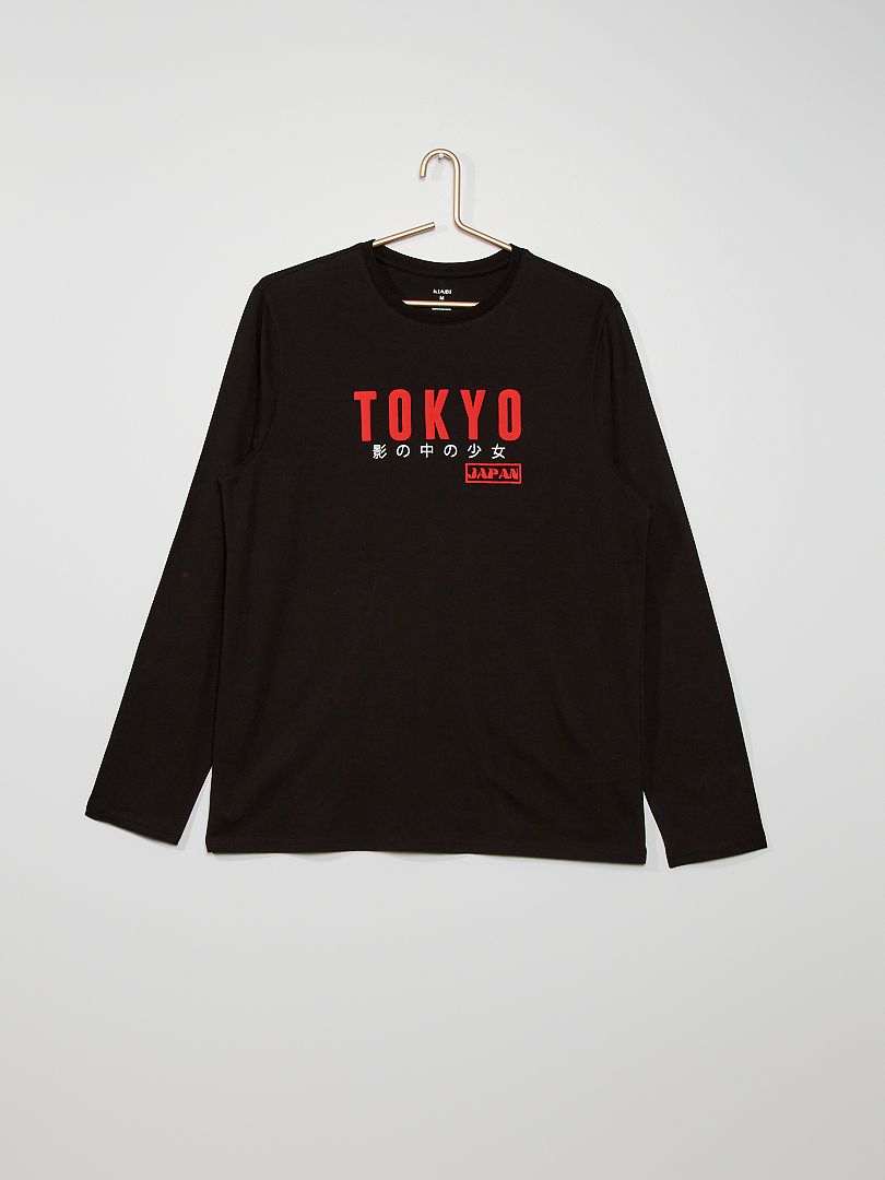 Camiseta 'Tokio' NEGRO - Kiabi