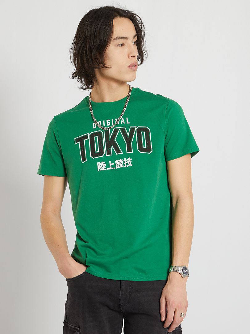 Camiseta 'Tokio' VERDE - Kiabi