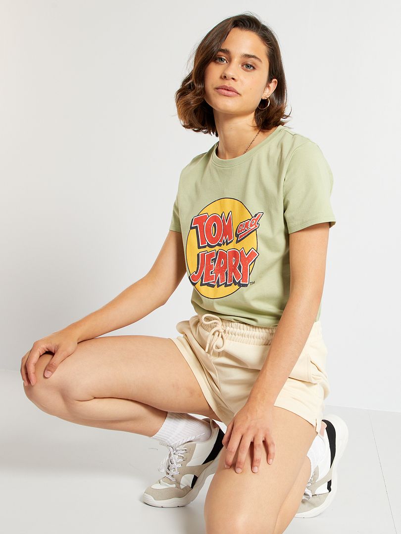 Camiseta 'Tom y Jerry' VERDE - Kiabi