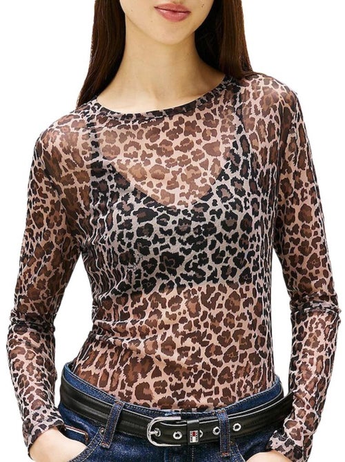 Camiseta Tommy Hilfiger Ajustada Mujer - Kiabi Camiseta Tommy Hilfiger Ajustada Mujer - Kiabi