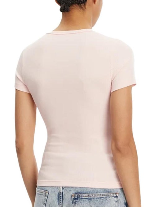 Camiseta Tommy Hilfiger con Insignia para Mujer - Kiabi Camiseta Tommy Hilfiger con Insignia para Mujer - Kiabi