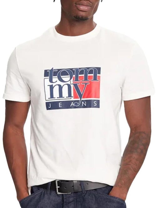 Camiseta Tommy Hilfiger de Hombre Color con Bandera - Kiabi Camiseta Tommy Hilfiger de Hombre Color con Bandera - Kiabi