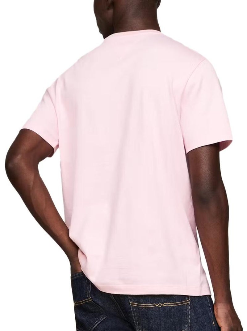 Camiseta Tommy Hilfiger de Hombre con Bolsillo Rosa - Kiabi