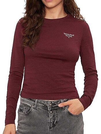 Camiseta Tommy Hilfiger de Manga Larga para Mujer