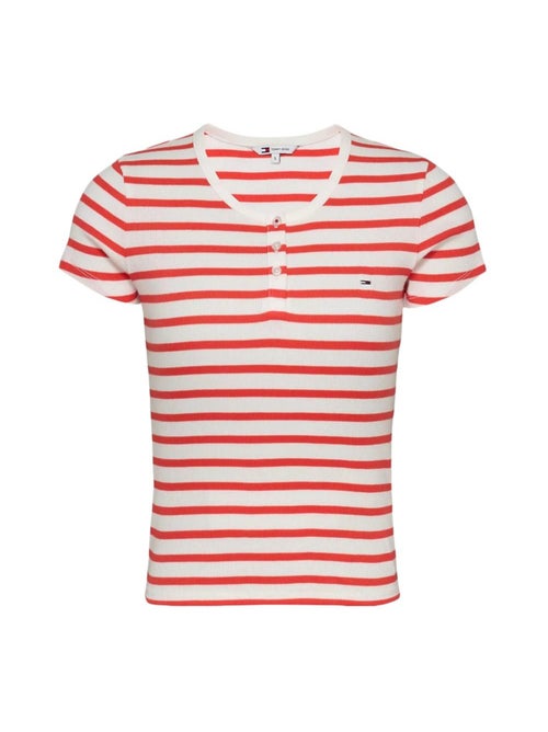 Camiseta Tommy Hilfiger de Mujer con Botones - Kiabi