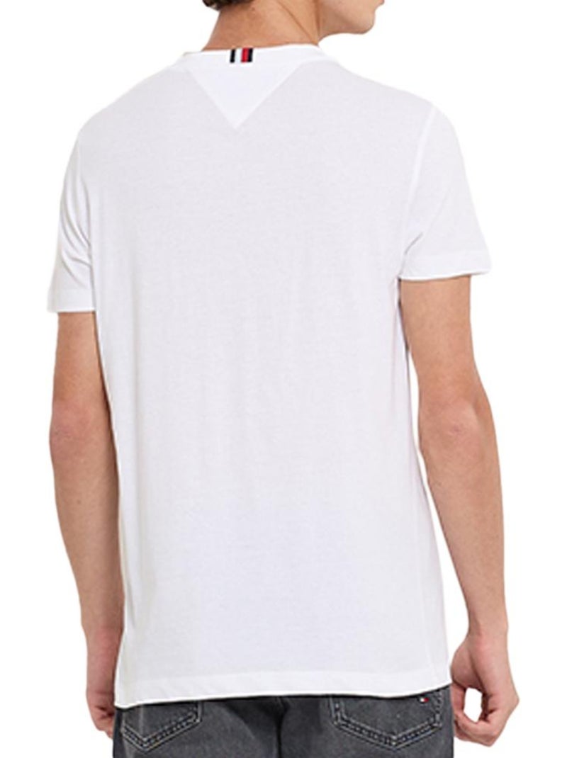 Camiseta tommy hilfiger estampada para hombre Blanco - Kiabi