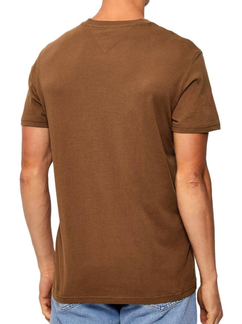 Camiseta Tommy Hilfiger para Hombre Marrón capuchino - Kiabi