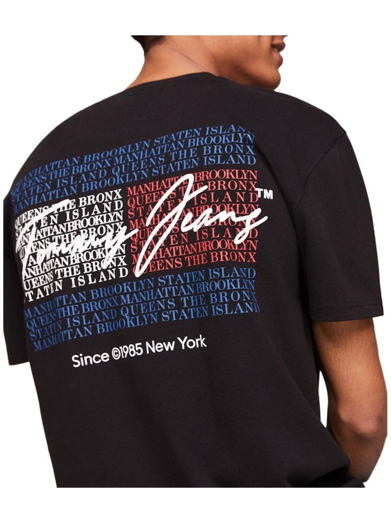 Camiseta Tommy Hilfiger para Hombre Negro - Kiabi