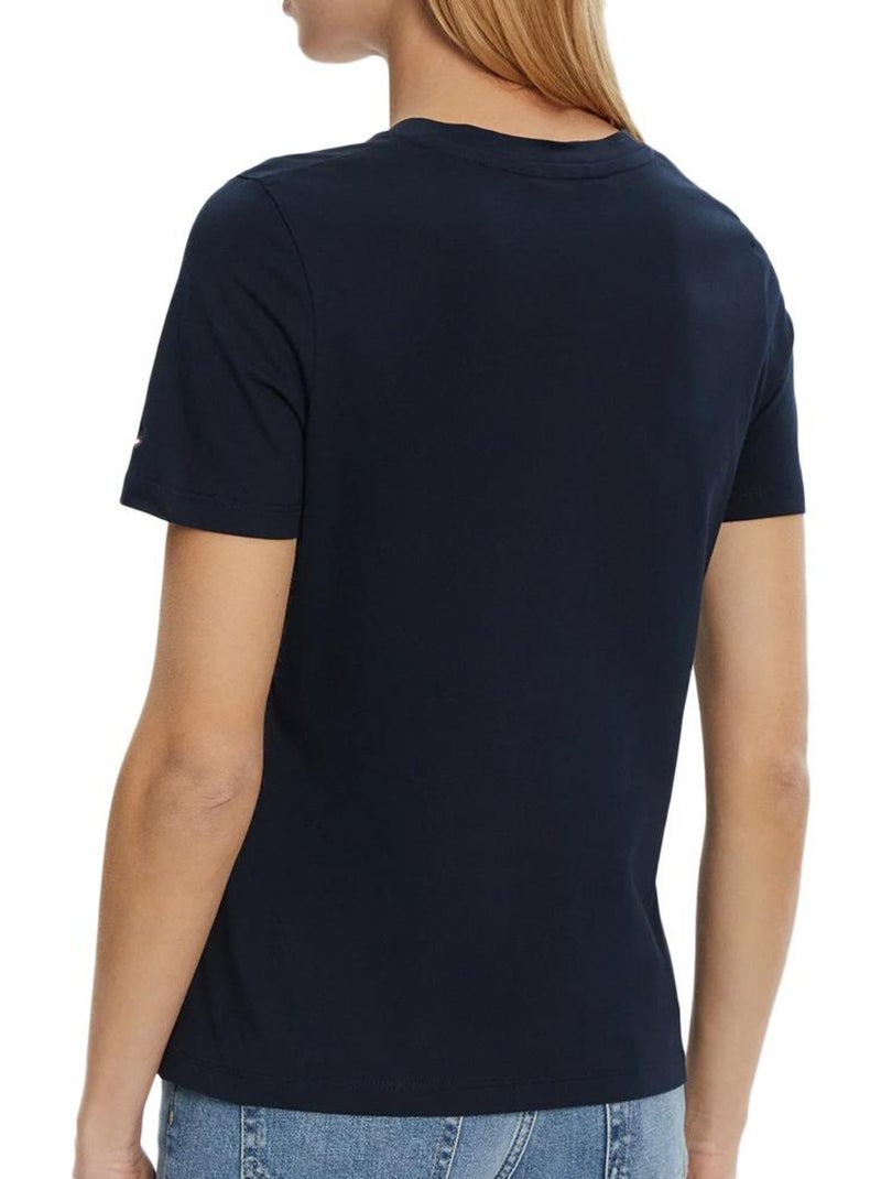 Camiseta Tommy Hilfiger para Mujer Azul marino - Kiabi