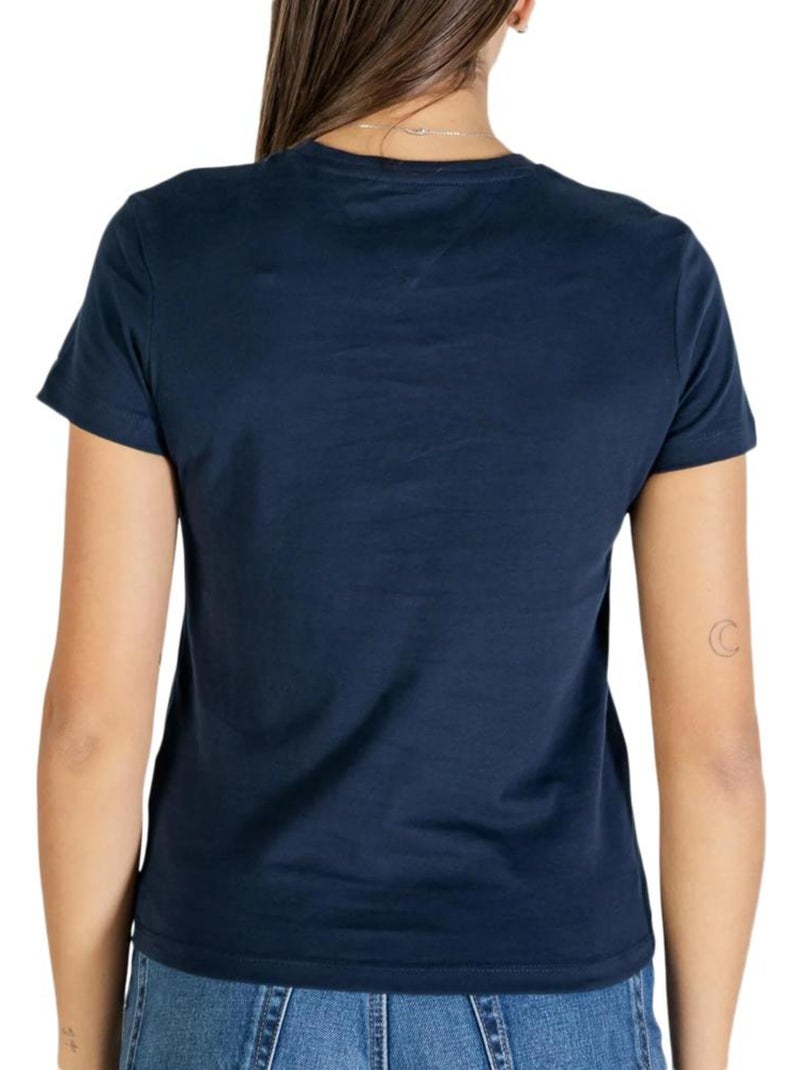 Camiseta Tommy Hilfiger para Mujer Azul marino - Kiabi