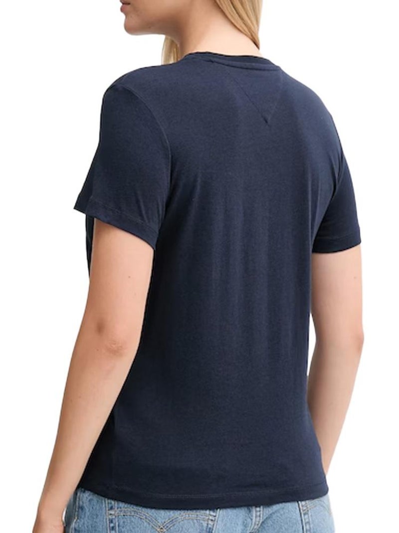 Camiseta Tommy Hilfiger para Mujer, Azul marino - Kiabi