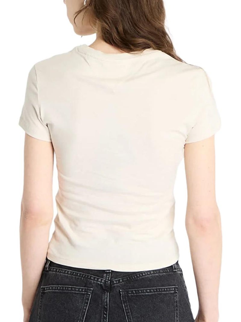 Camiseta Tommy Hilfiger para Mujer Beige - Kiabi