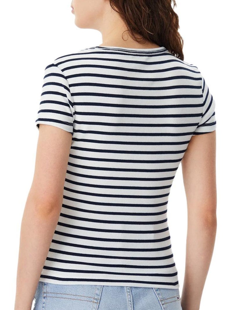 Camiseta Tommy Hilfiger para Mujer, Blanco - Kiabi