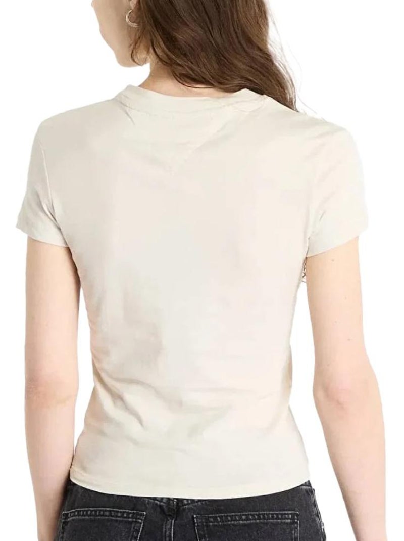 Camiseta Tommy Hilfiger para Mujer Blanco - Kiabi