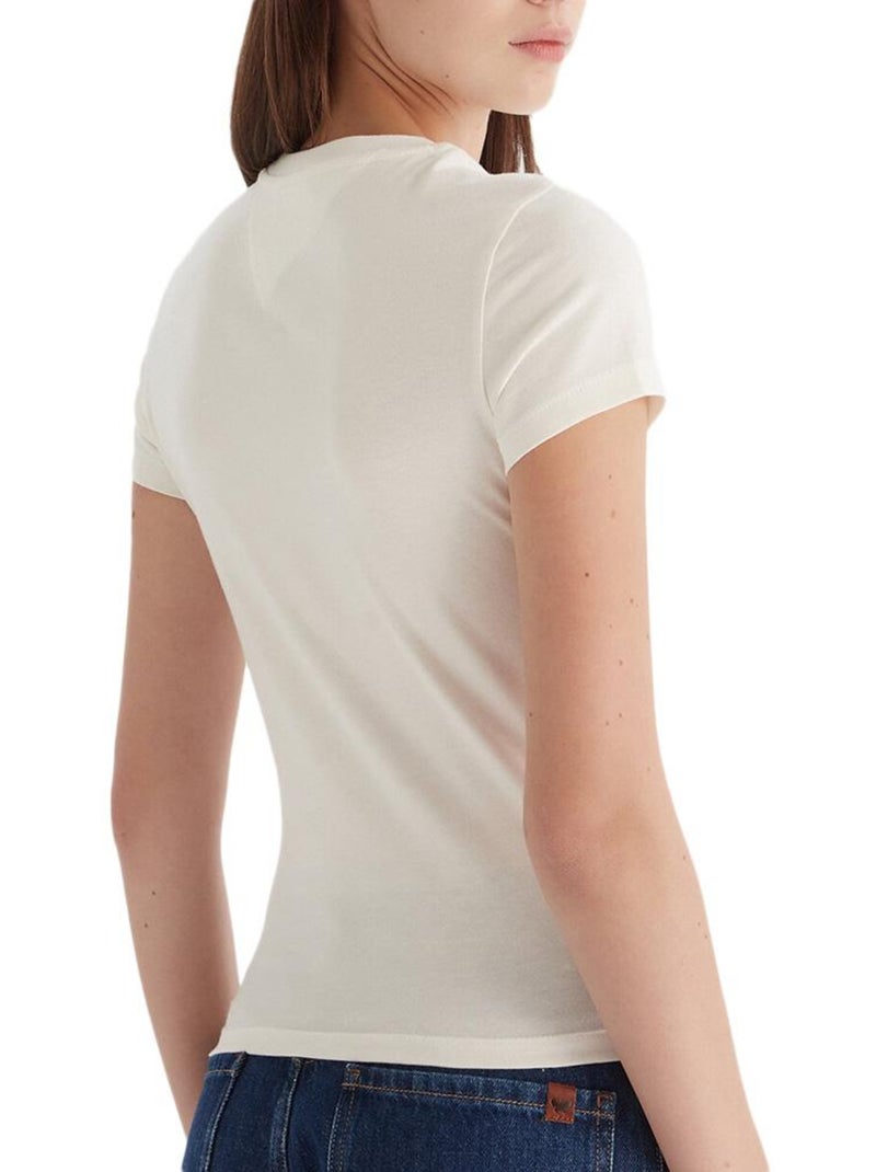 Camiseta Tommy Hilfiger para Mujer Crudo - Kiabi