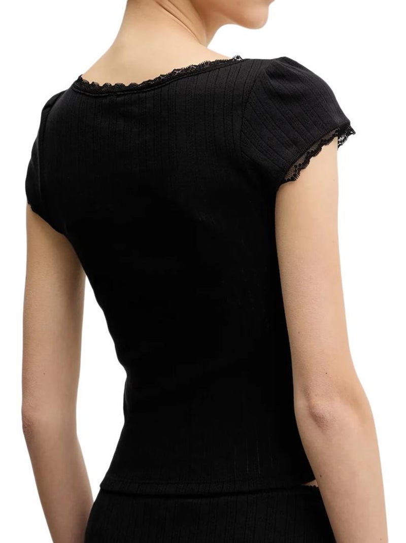 Camiseta Tommy Hilfiger para Mujer negro - Kiabi