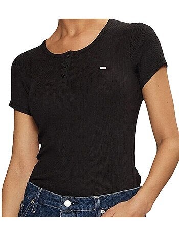 Camiseta Tommy Hilfiger de Mujer con Botones