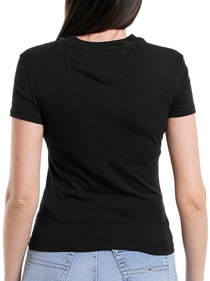 Camiseta tommy hilfiger para mujer Negro - Kiabi