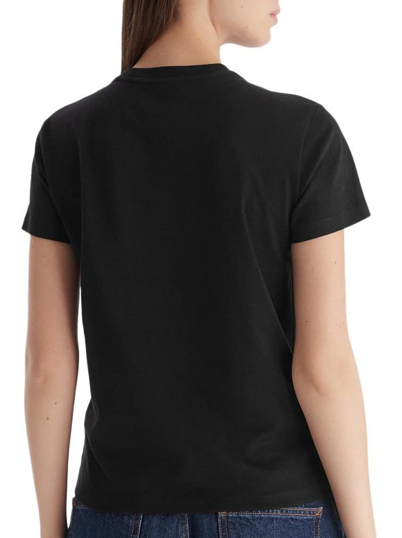 Camiseta Tommy Hilfiger para Mujer Negro - Kiabi