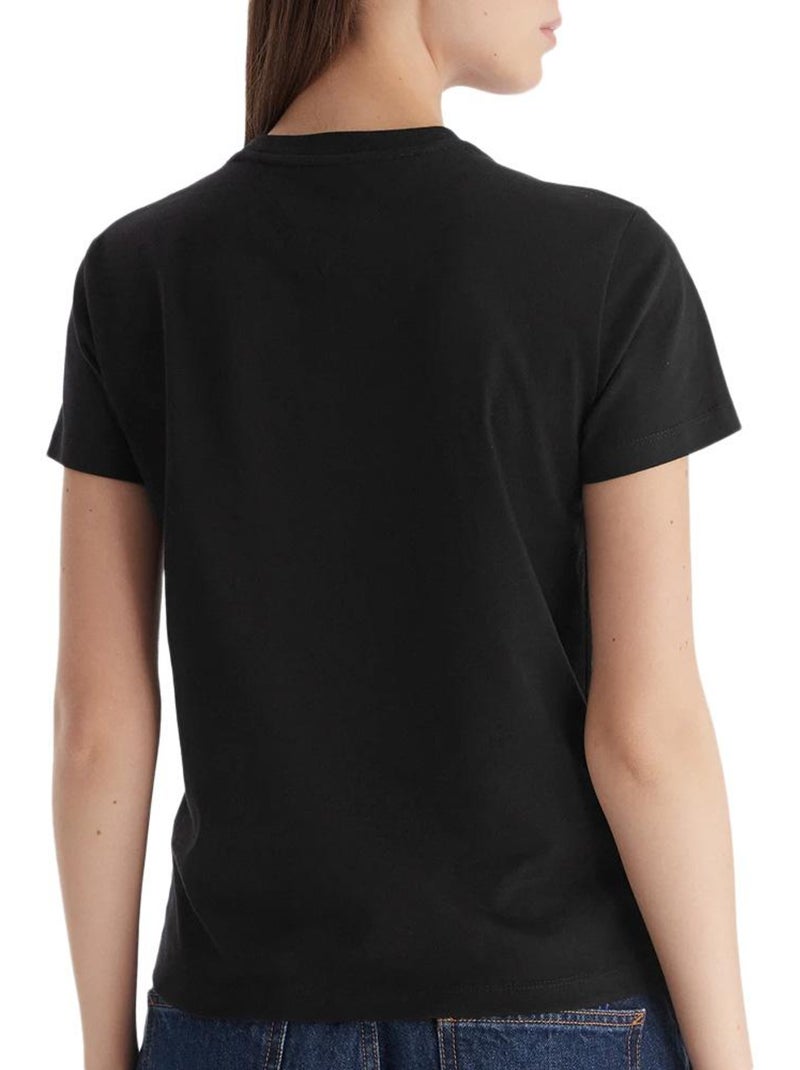 Camiseta Tommy Hilfiger para Mujer Negro - Kiabi