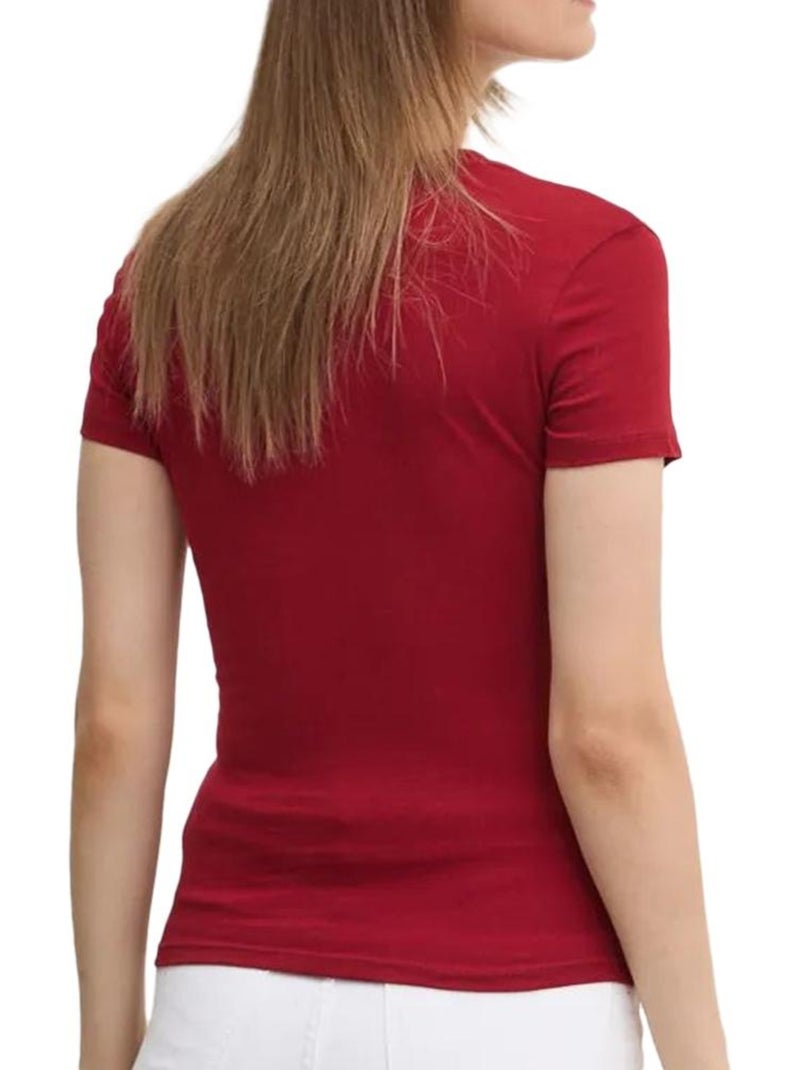 Camiseta Tommy Hilfiger para Mujer Rojo - Kiabi