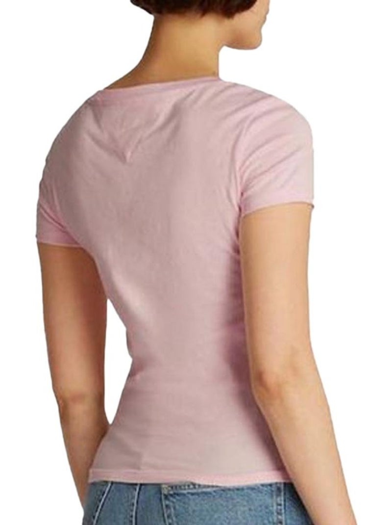 Camiseta Tommy Hilfiger para Mujer Rosa - Kiabi