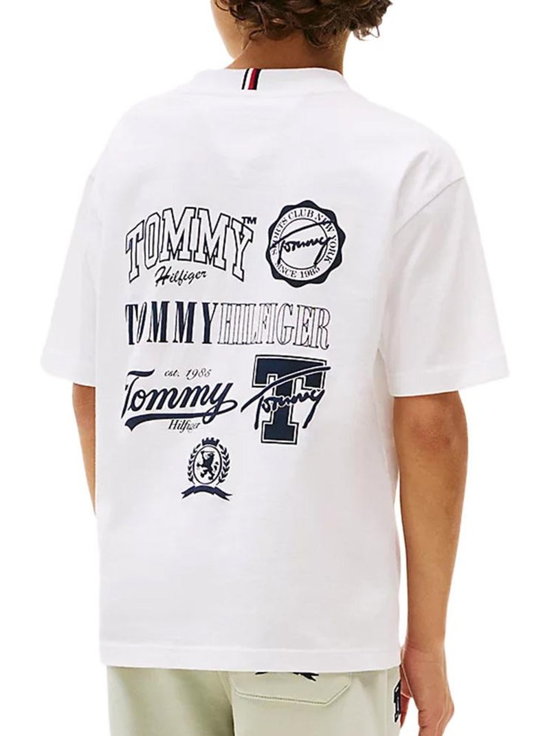 Camiseta Tommy Hilfiger para Niño Blanco - Kiabi