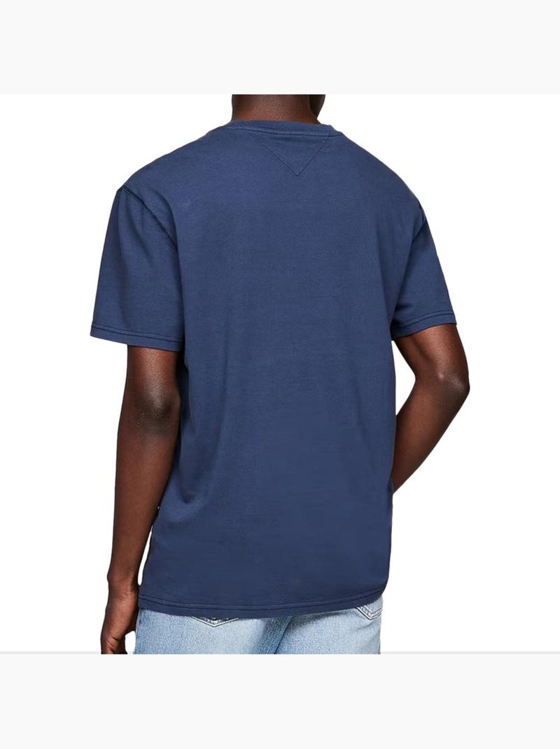 Camiseta tommy jeans de hombre algodón orgánico Azul - Kiabi