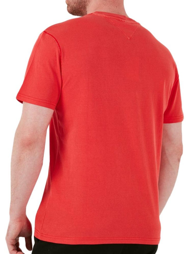 Camiseta Tommy Jeans para Hombre de Rojo - Kiabi