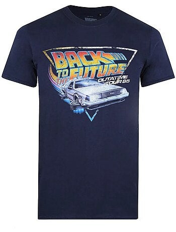 Camiseta tour de algodón para hombre - back to the future