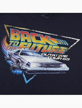 Camiseta tour de algodón para hombre - back to the future