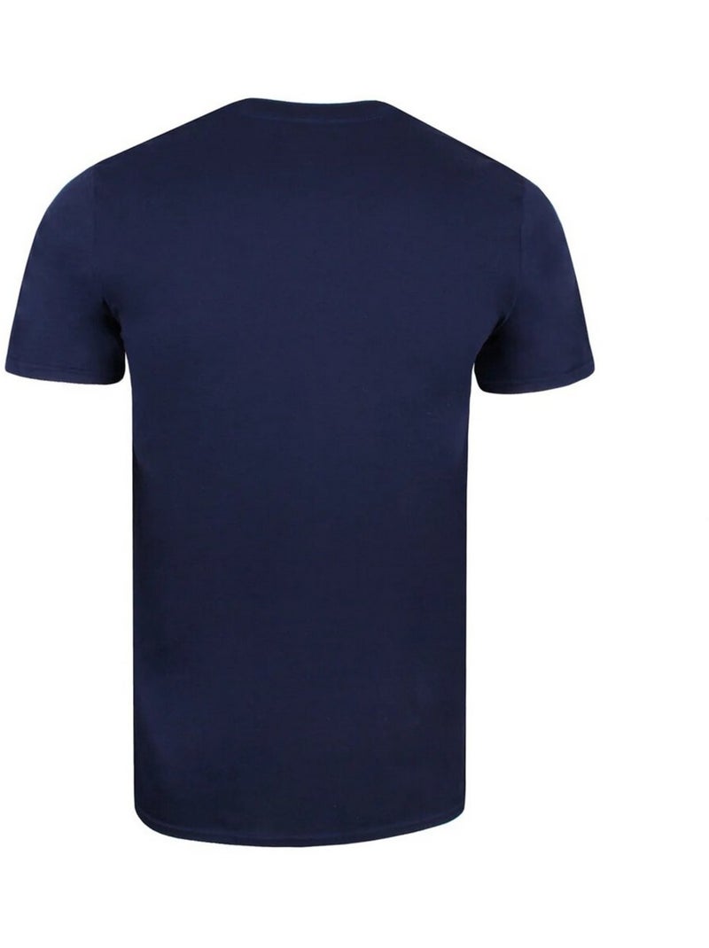 Camiseta tour de algodón para hombre - back to the future Azul marino - Kiabi