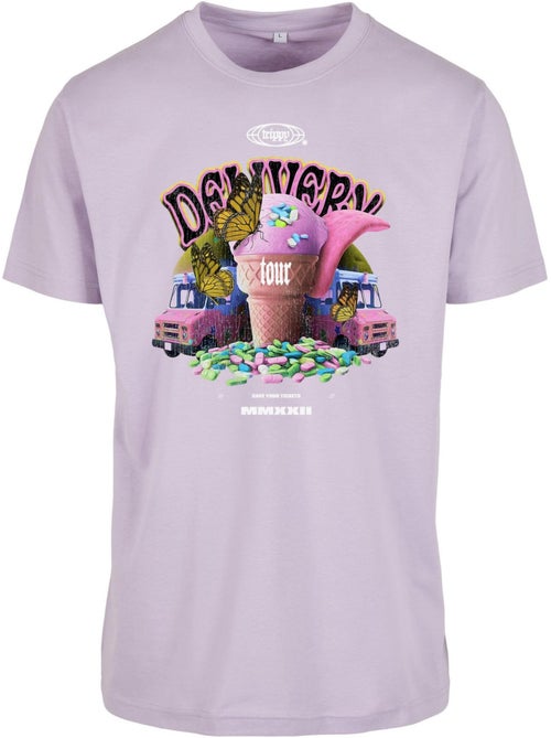 Camiseta trippy delivery para hombre - mister tee - Kiabi