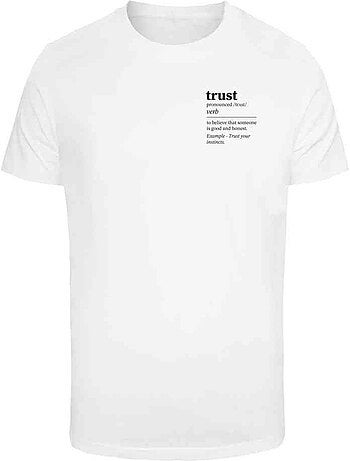 Camiseta trust definition para hombre - mister tee
