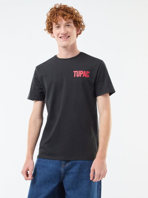 Camiseta 'Tupac' de algodón - Kiabi