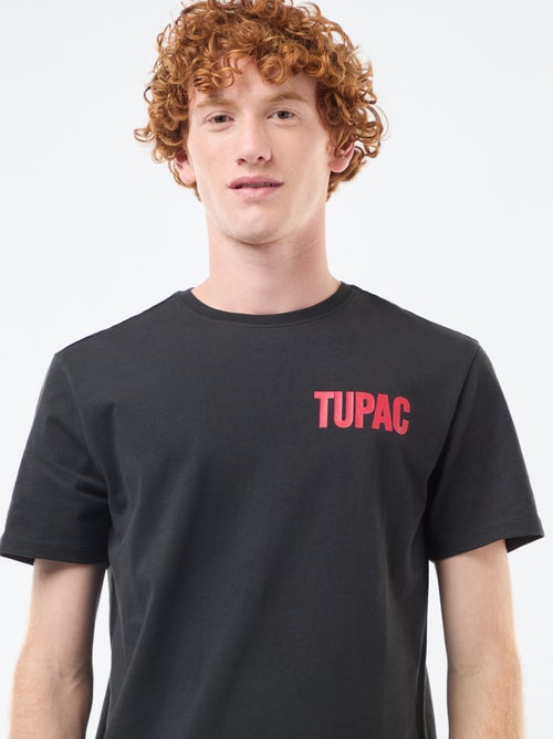 Camiseta 'Tupac' de algodón - Kiabi