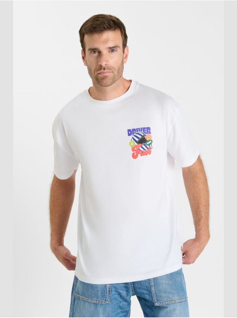 Camiseta Twiken «Le Temps des Cerises» Blanco - Kiabi