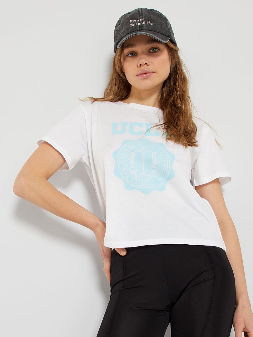 Camiseta 'UCLA' blanco - Kiabi