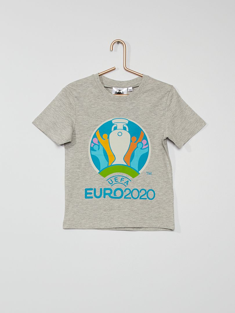 Camiseta 'UEFA EURO 2020' gris chiné - Kiabi