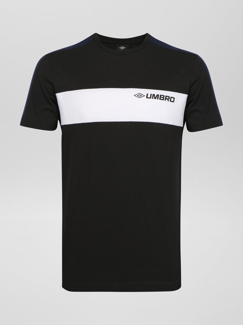 Camiseta 'Umbro' con cuello redondo NEGRO - Kiabi