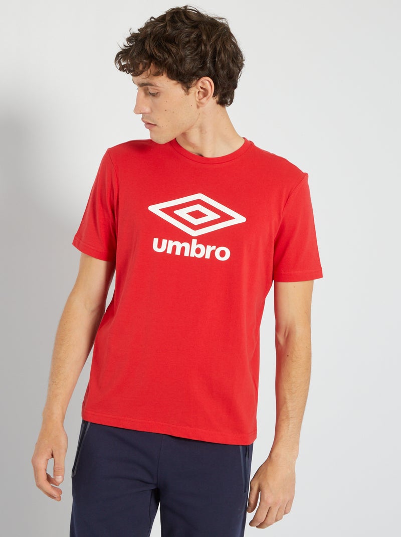 Camiseta 'Umbro' de punto ROJO - Kiabi