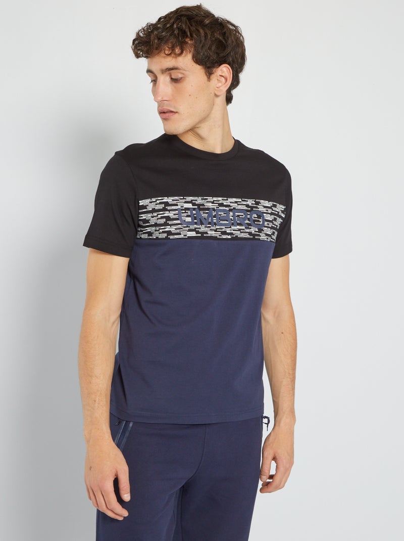 Camiseta 'Umbro' estilo colorblock AZUL - Kiabi