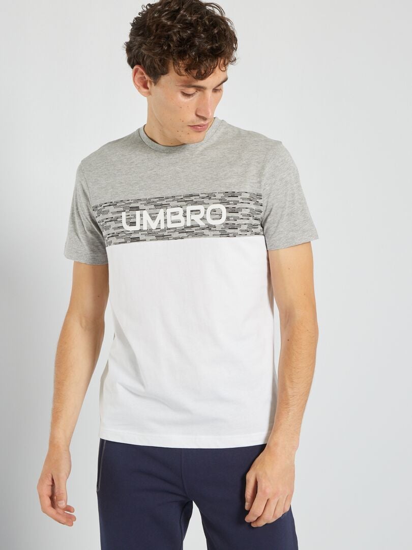 Camiseta 'Umbro' estilo colorblock BLANCO - Kiabi