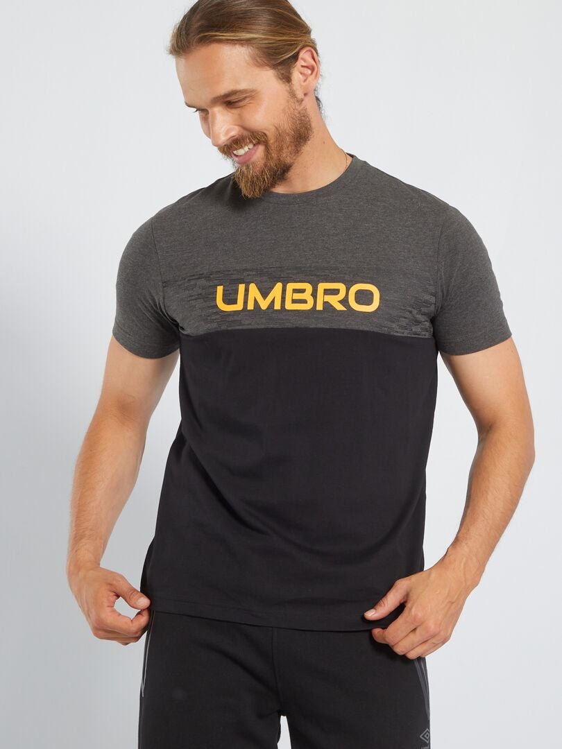 Camiseta 'Umbro' estilo colorblock NEGRO - Kiabi