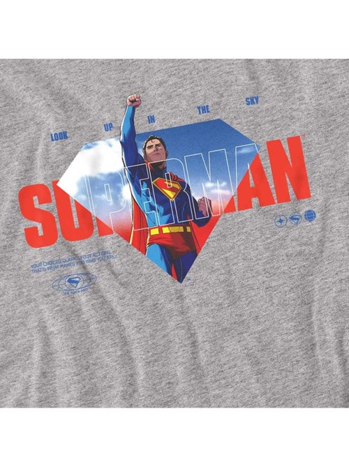 Camiseta up in the sky de  diseño diseño impreso para adultos unisex - superman - Kiabi