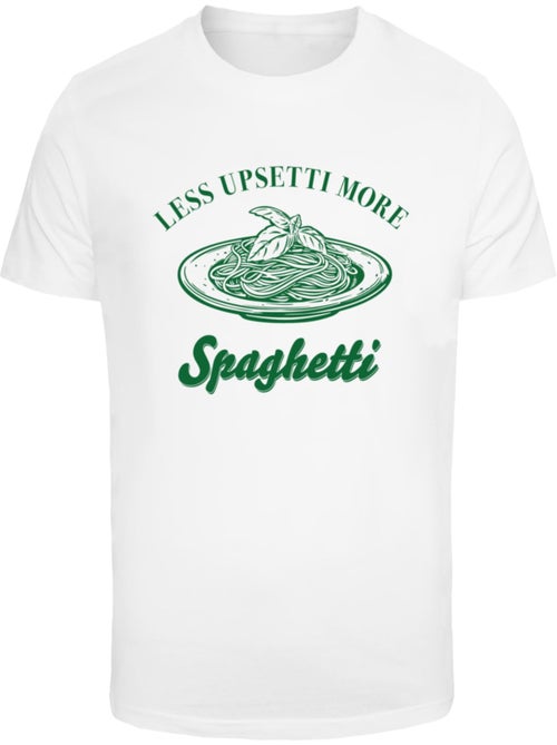 Camiseta upsetti spaghetti diseño estampado en espalda para hombre - mister tee - Kiabi