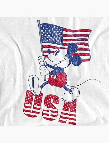 Camiseta usa de mickey mouse para hombre - disney