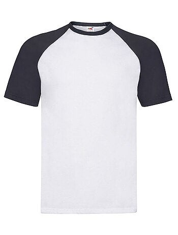 Camiseta valueweight béisbol para hombre - fruit of the loom