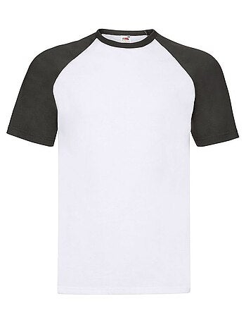 Camiseta valueweight béisbol para hombre - fruit of the loom