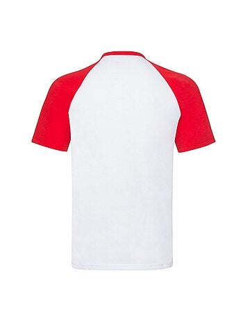 Camiseta valueweight béisbol para hombre - fruit of the loom